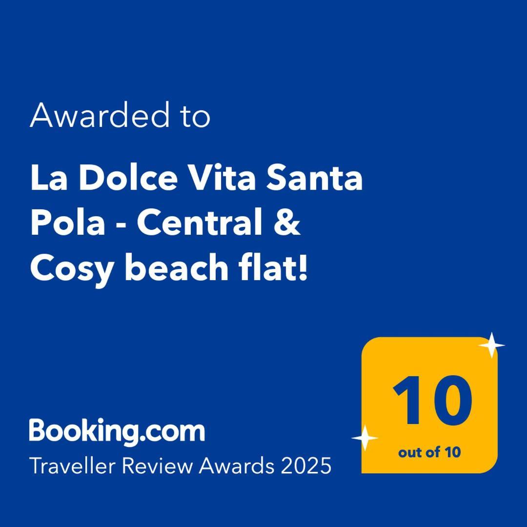 La Dolce Vita Santa Pola - Central & Cosy Beach Flat! 외부 사진